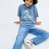T-shirt imprimé à manches courtes