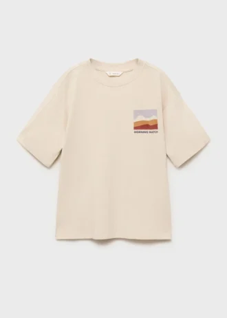 T-shirt imprimé à manches courtes