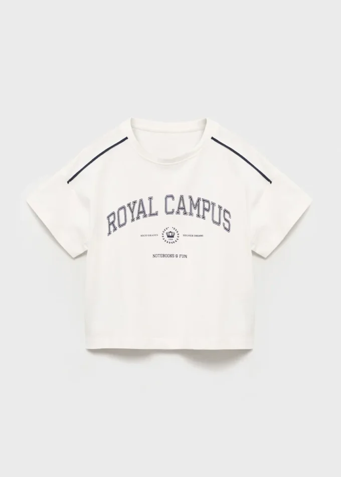 T-shirt imprimé à manches courtes