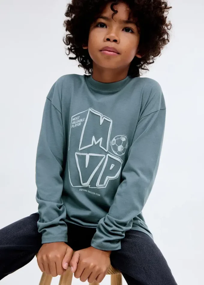 T-shirt imprimé à manches courtes