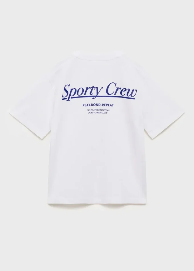 T-shirt imprimé à manches courtes