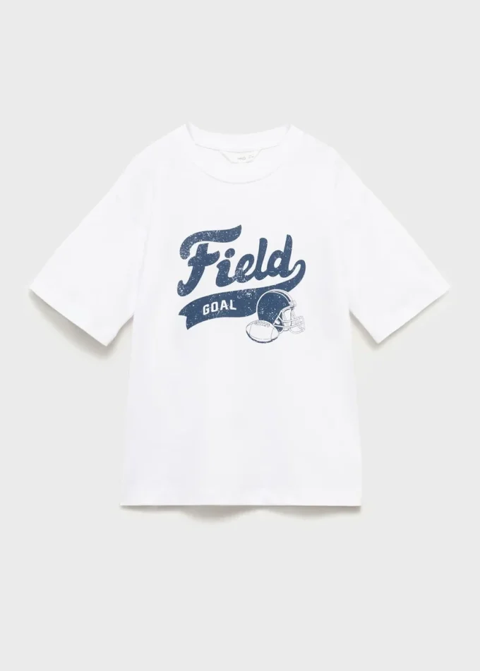 T-shirt imprimé à manches courtes