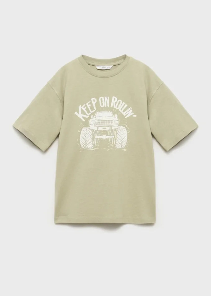 T-shirt imprimé à manches courtes