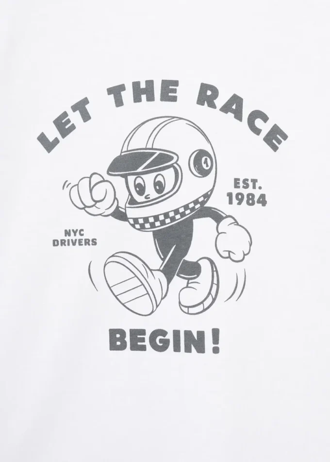 T-shirt imprimé à manches courtes