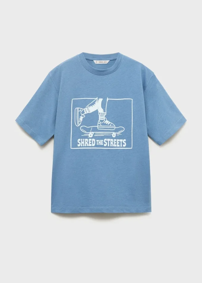 T-shirt imprimé à manches courtes