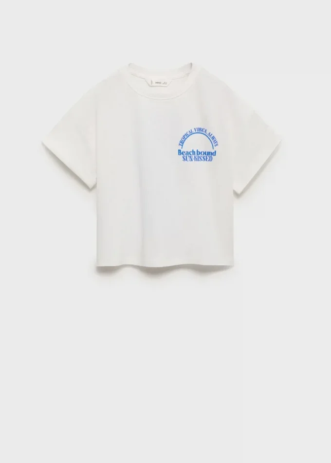 T-shirt imprimé à manches courtes