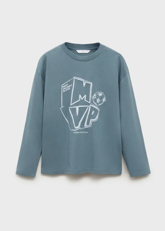 T-shirt imprimé à manches courtes