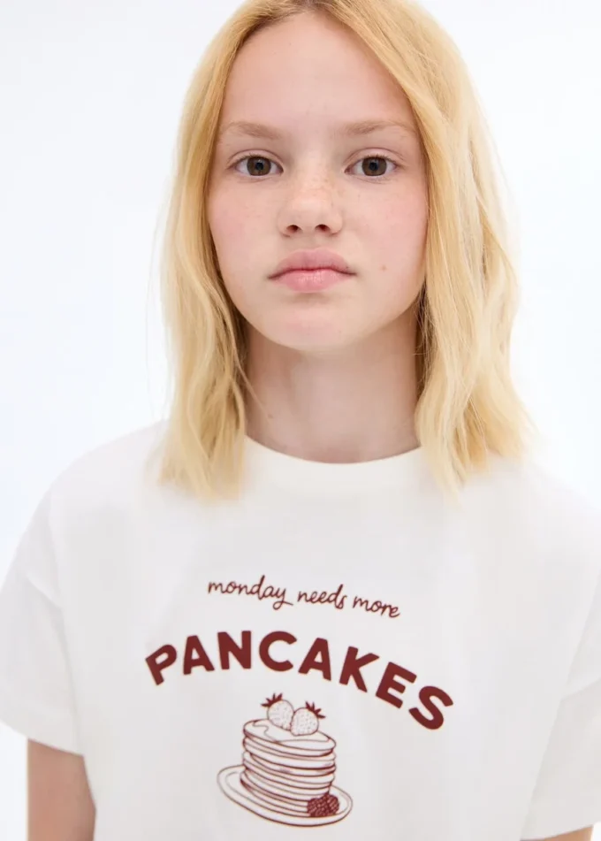 T-shirt imprimé à manches courtes