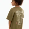 T-shirt imprimé à manches courtes