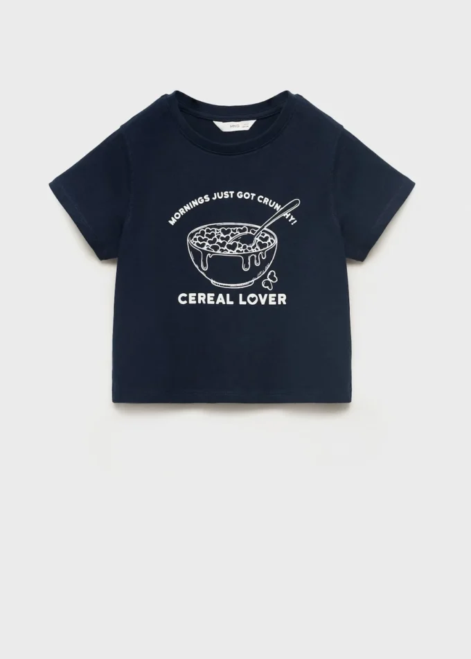 T-shirt imprimé à manches courtes
