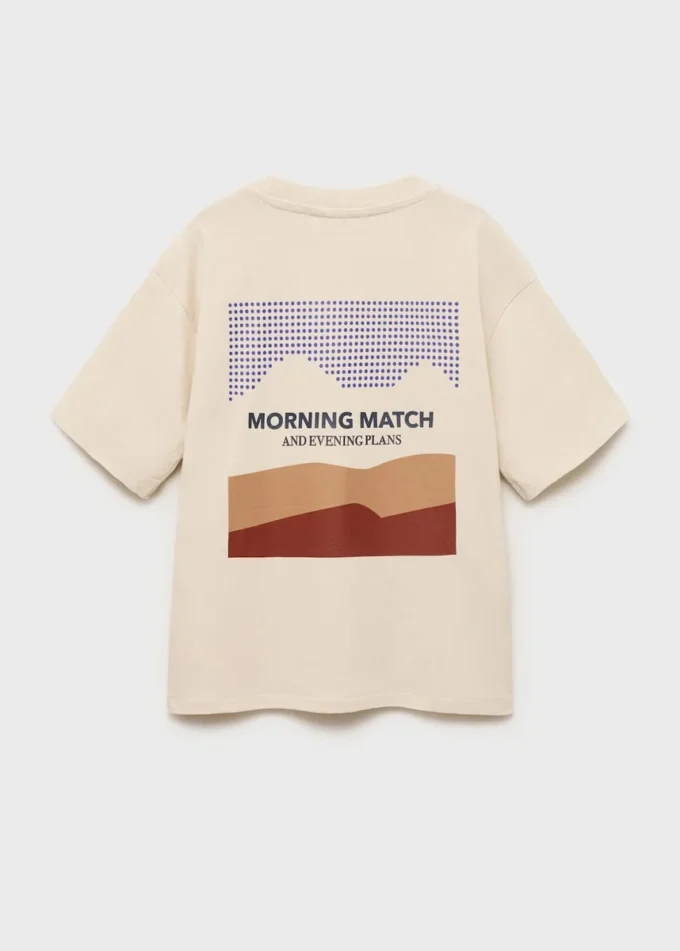 T-shirt imprimé à manches courtes