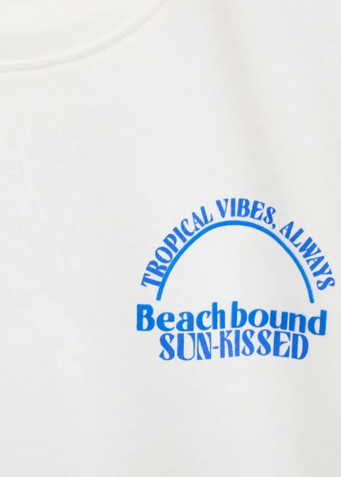 T-shirt imprimé à manches courtes