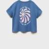T-shirt imprimé à manches courtes
