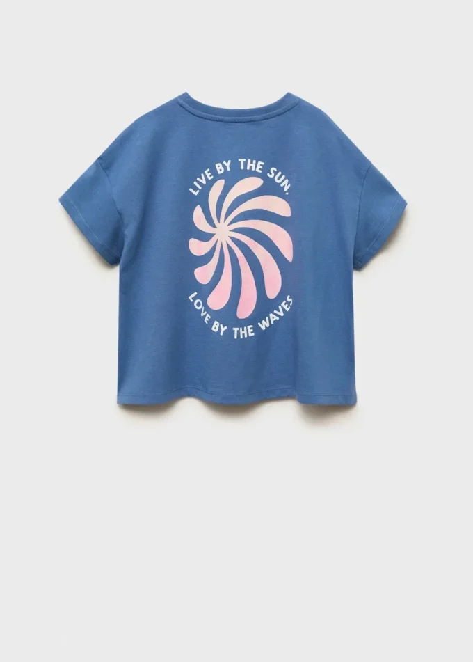 T-shirt imprimé à manches courtes