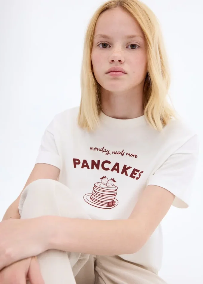 T-shirt imprimé à manches courtes