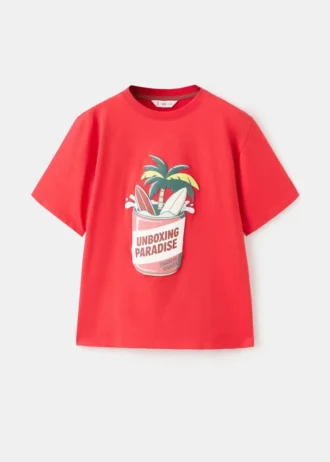 T-shirt imprimé palmiers