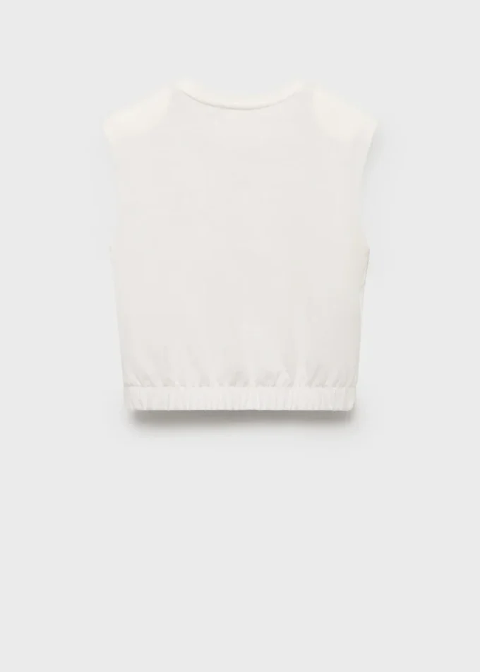 T-shirt imprimé sans manches