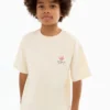 T-shirt à imprimé tropical