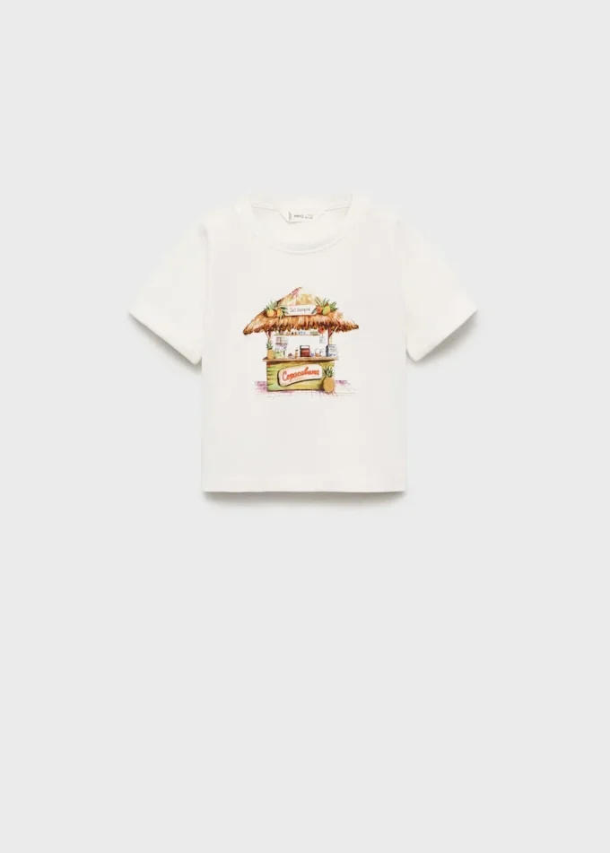 T-shirt à imprimé tropical T-shirt à imprimé tropical