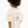 T-shirt à imprimé tropical