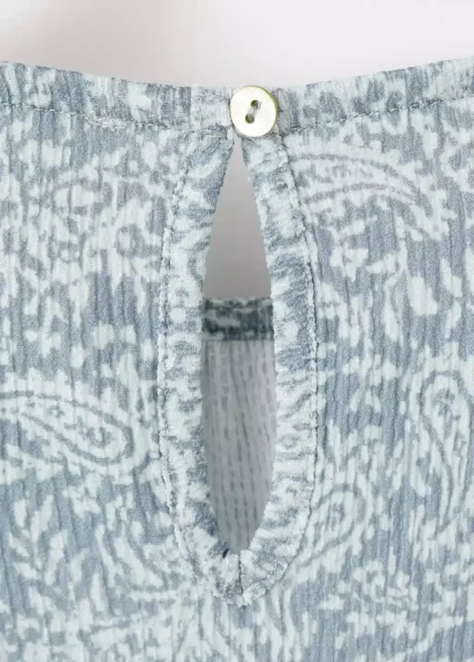 T-shirt imprimé à volants