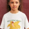 T-shirt à manches courtes brodé