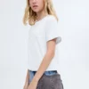 T-shirt à manches courtes brodé