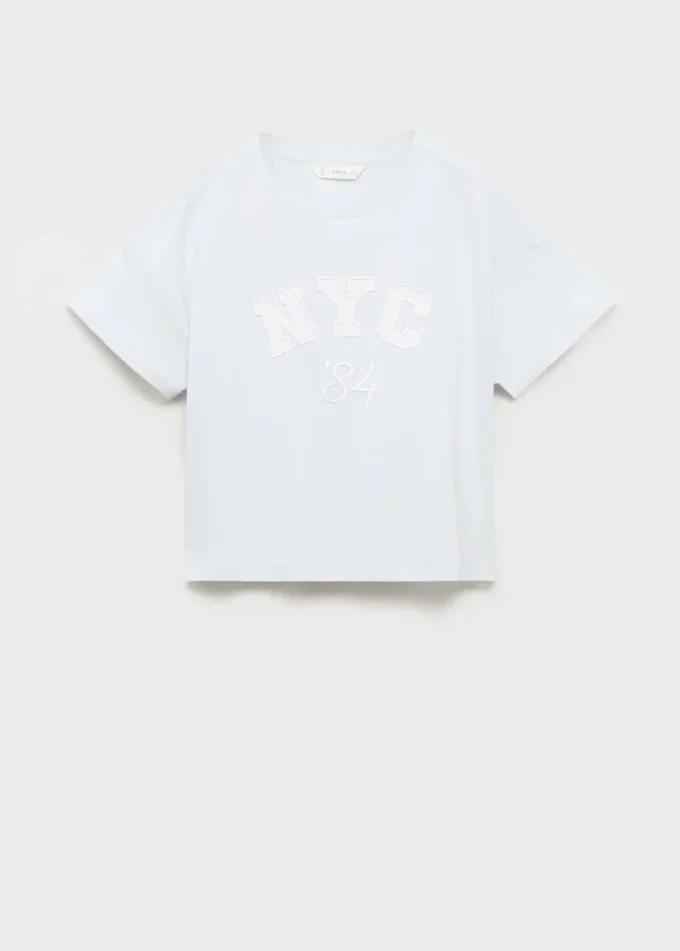 T-shirt à manches courtes brodé