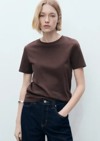 T-shirt à manches courtes en coton
