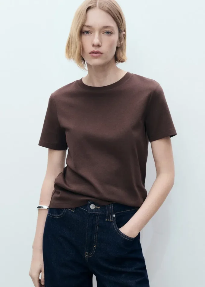 T-shirt à manches courtes en coton