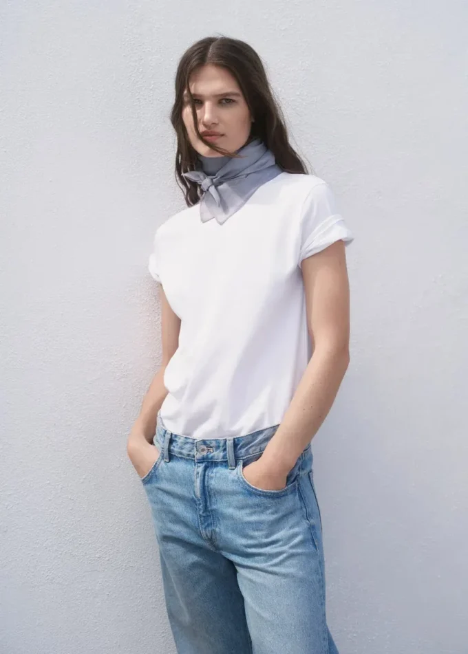 T-shirt à manches courtes en coton