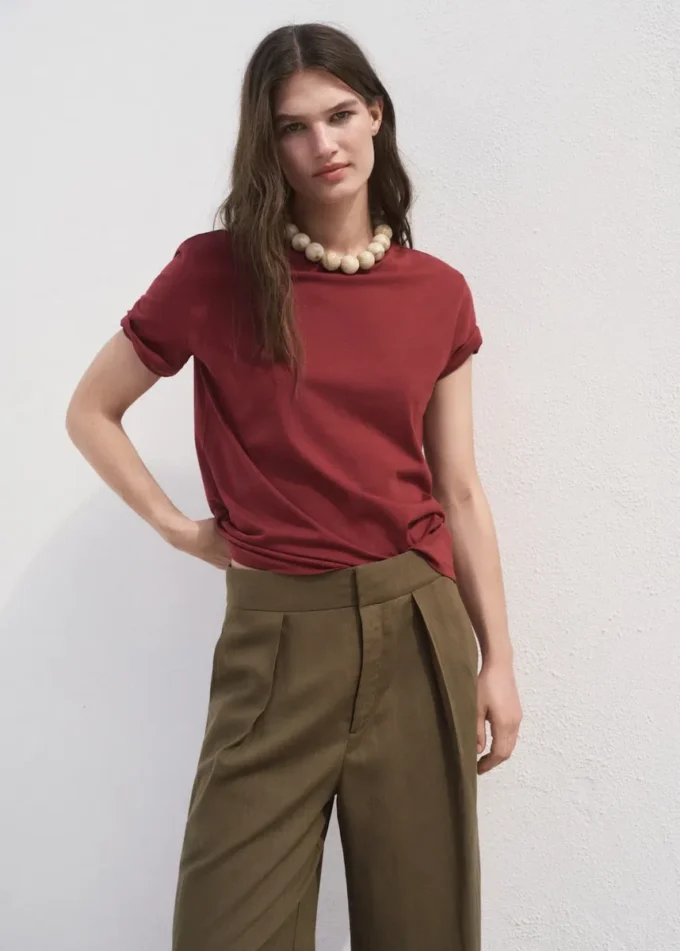 T-shirt à manches courtes en coton