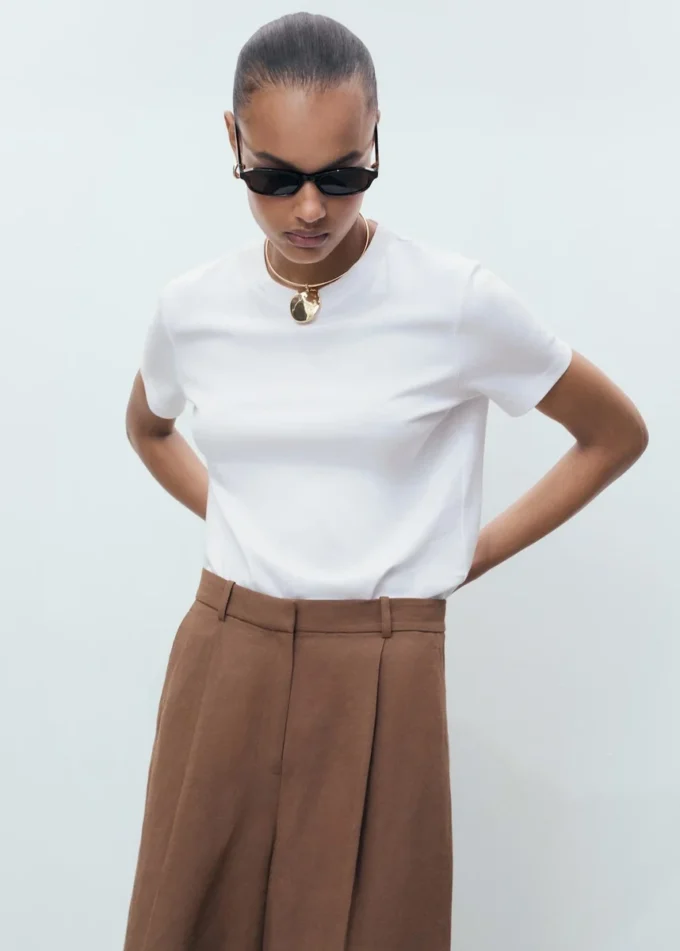 T-shirt à manches courtes en coton