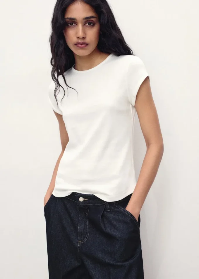 T-shirt à manches courtes en coton
