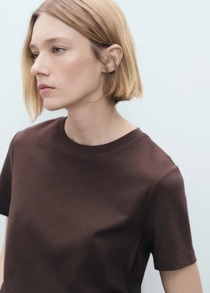 T-shirt à manches courtes en coton