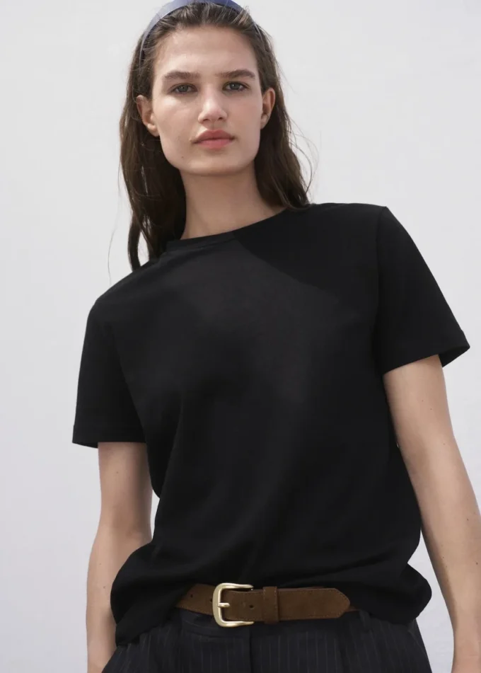T-shirt à manches courtes en coton