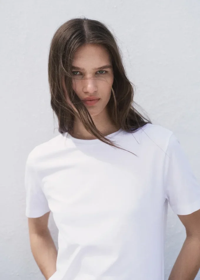 T-shirt à manches courtes en coton