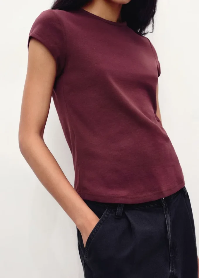 T-shirt à manches courtes en coton