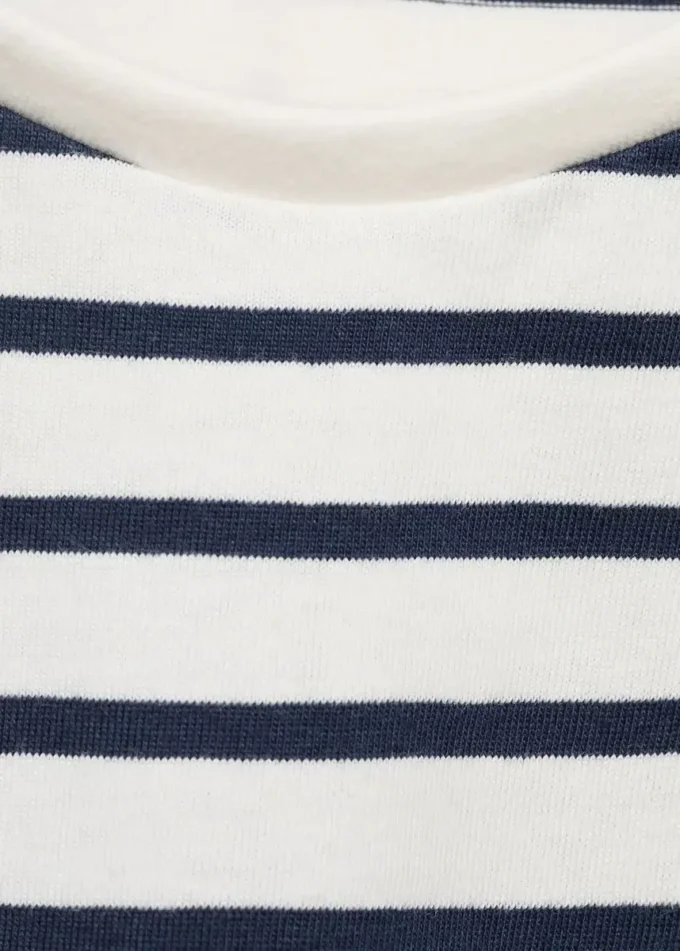 T-shirt à manches courtes rayé