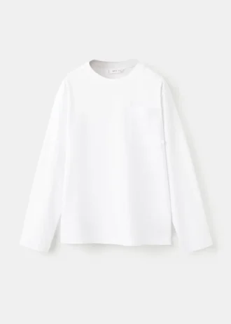T-shirt à manches longues avec poche