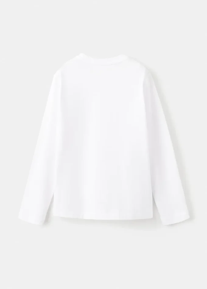T-shirt à manches longues avec poche