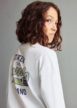 T-shirt à manches longues imprimé