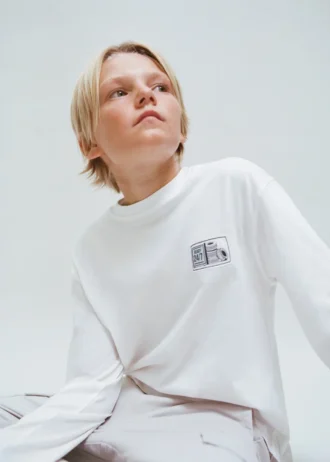 T-shirt à manches longues imprimé