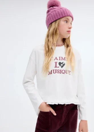 T-shirt à manches longues imprimé