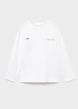 T-shirt à manches longues imprimé