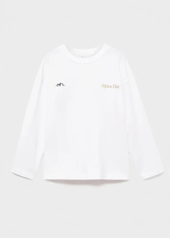 T-shirt à manches longues imprimé