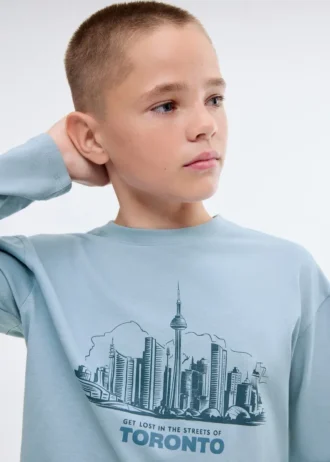 T-shirt à manches longues imprimé