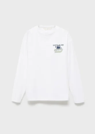 T-shirt à manches longues imprimé