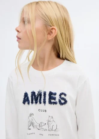 T-shirt à manches longues imprimé