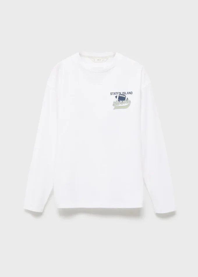 T-shirt à manches longues imprimé